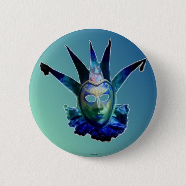 Badge Rond 5 Cm Bouton Jester (Devant)