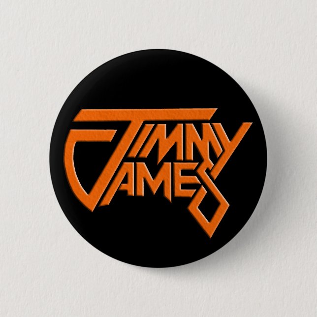 Badge Rond 5 Cm Bouton Jimmy James (Devant)