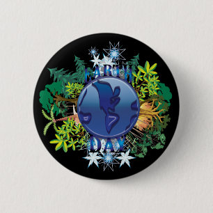 Badge Rond 5 Cm Bouton jour des terres Épingle de Jour des terre