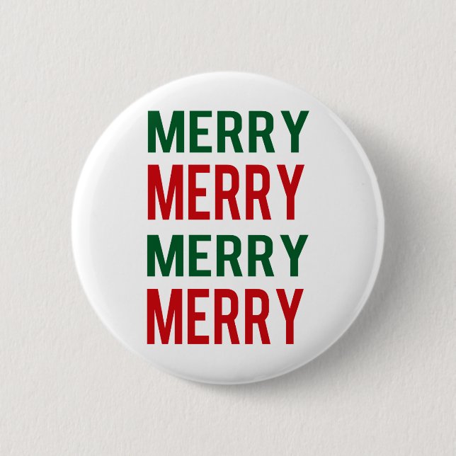 Badge Rond 5 Cm Bouton Joyeux (Devant)