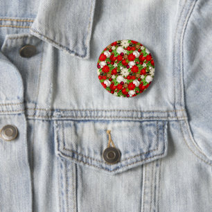 Badge Rond 5 Cm Bouton Joyeux jours fériés