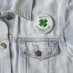 Badge Rond 5 Cm Bouton Joyeux Saint Patrick's Day