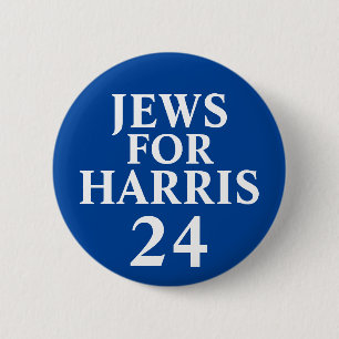 Badge Rond 5 Cm Bouton Juifs pour Harris
