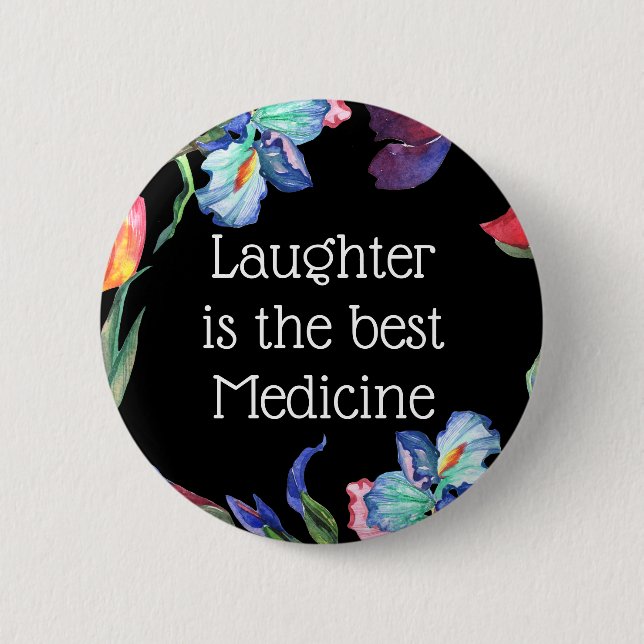 Badge Rond 5 Cm Bouton - Le meilleur médicament (Devant)
