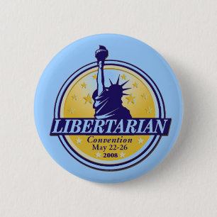 Badge Rond 5 Cm Bouton libertaire Denver LP de convention