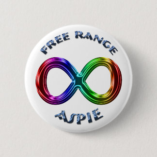 Badge Rond 5 Cm Bouton libre d'Aspie de gamme