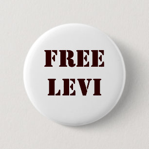 Badge Rond 5 Cm Bouton LIBRE de LÉVI