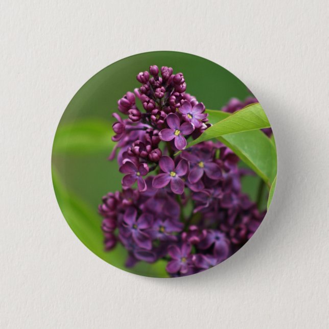 Badge Rond 5 Cm Bouton Lilac violet (Devant)