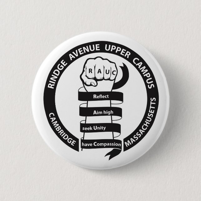 Badge Rond 5 Cm Bouton Logo RAUC (Devant)