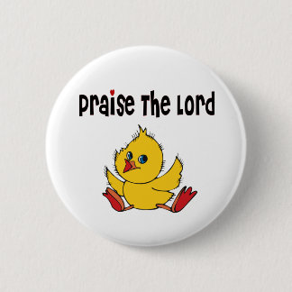 Badge Rond 5 Cm Bouton Louange le Seigneur