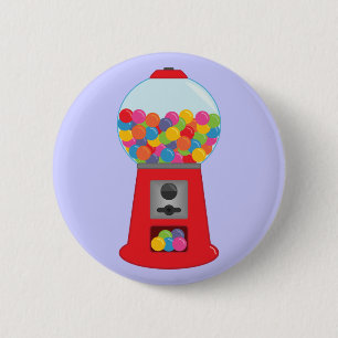 Badge Rond 5 Cm Bouton Machine à gumball