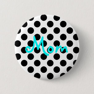 Badge Rond 5 Cm Bouton Maman