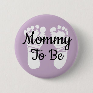 Badge Rond 5 Cm Bouton Maman à être Baby shower