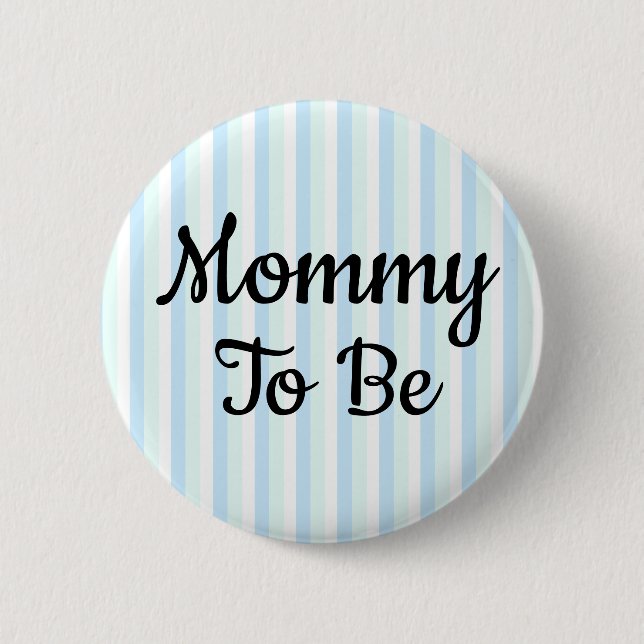 Badge Rond 5 Cm Bouton Maman à être Baby shower (Devant)