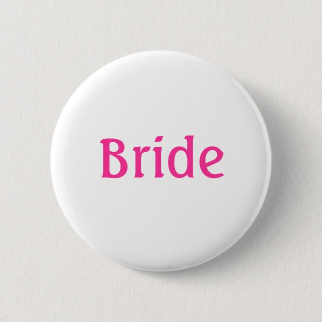 Badge Rond 5 Cm Bouton Mariage (Devant)