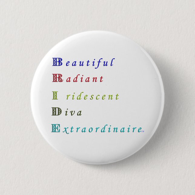 Badge Rond 5 Cm Bouton Mariage (Devant)
