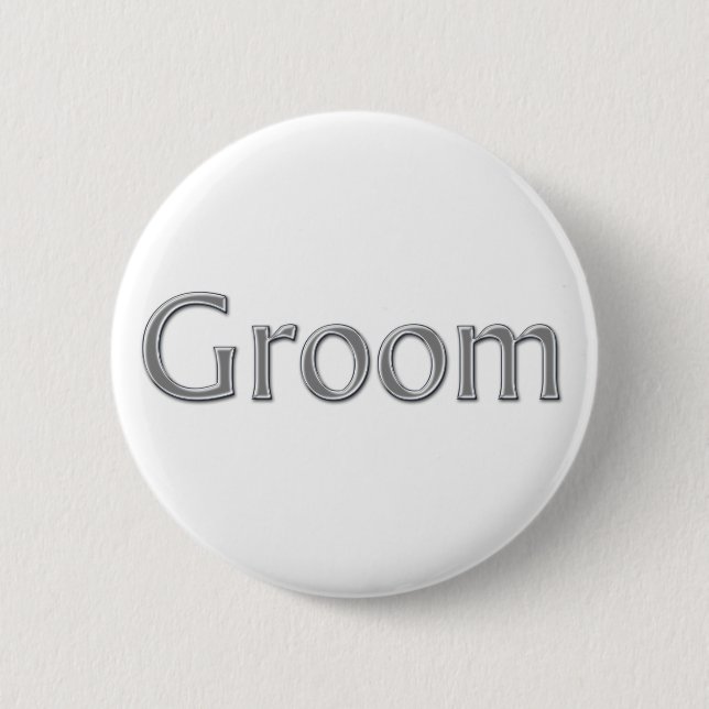 Badge Rond 5 Cm Bouton Mariage de la pièce (Devant)