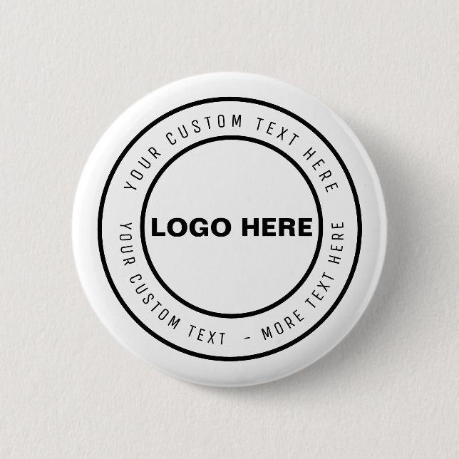 Badge Rond 5 Cm BOUTON marketing promotionnel personnalisé avec en (Devant)