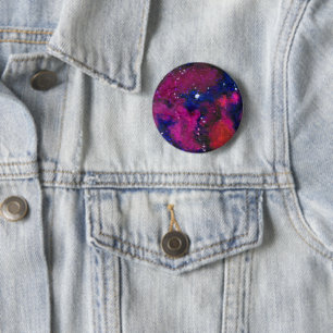 Badge Rond 5 Cm Bouton Matière foncée