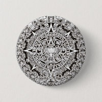 Bouton maya de calendrier