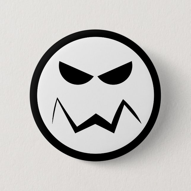 Badge Rond 5 Cm Bouton Mean Mister Face (Devant)