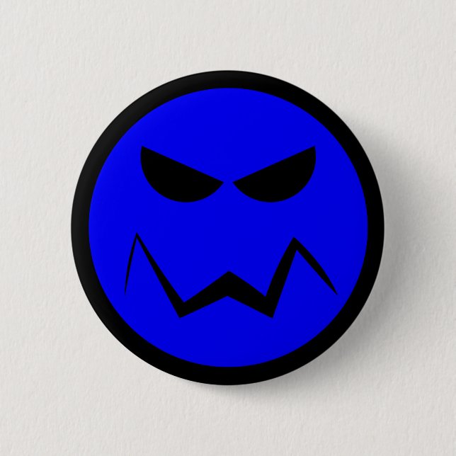 Badge Rond 5 Cm Bouton Mean Mister Face (Devant)