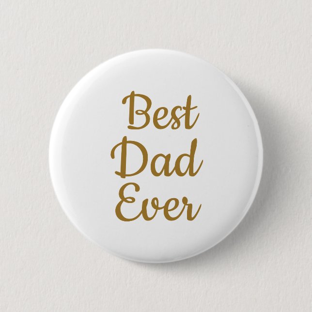 Badge Rond 5 Cm Bouton Meilleur papa (Devant)