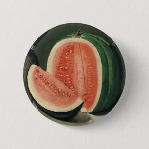 Badge Rond 5 Cm Bouton "Melons"