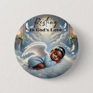 Badge Rond 5 Cm Bouton Mémorial