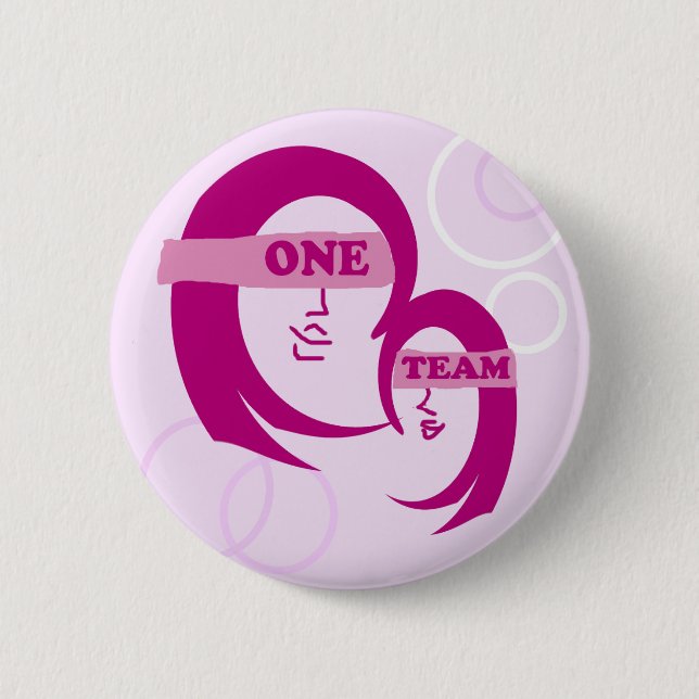 Badge Rond 5 Cm Bouton Mère et fille (Devant)
