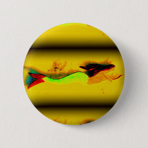 Badge Rond 5 Cm bouton Mermaid