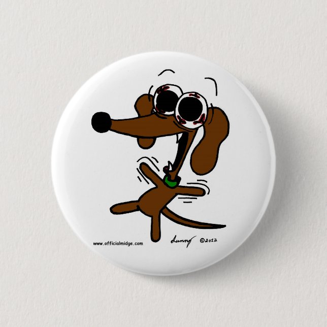Badge Rond 5 Cm Bouton Midge Freakin' Out (Devant)