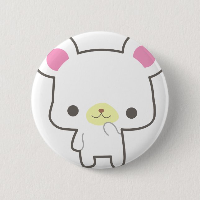 Badge Rond 5 Cm bouton mignon (Devant)