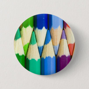 Badge Rond 5 Cm Bouton mignon de crayons
