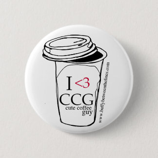 Badge Rond 5 Cm Bouton mignon de type de Coffe