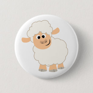 Badge Rond 5 Cm Bouton mignon en duvet de dessin