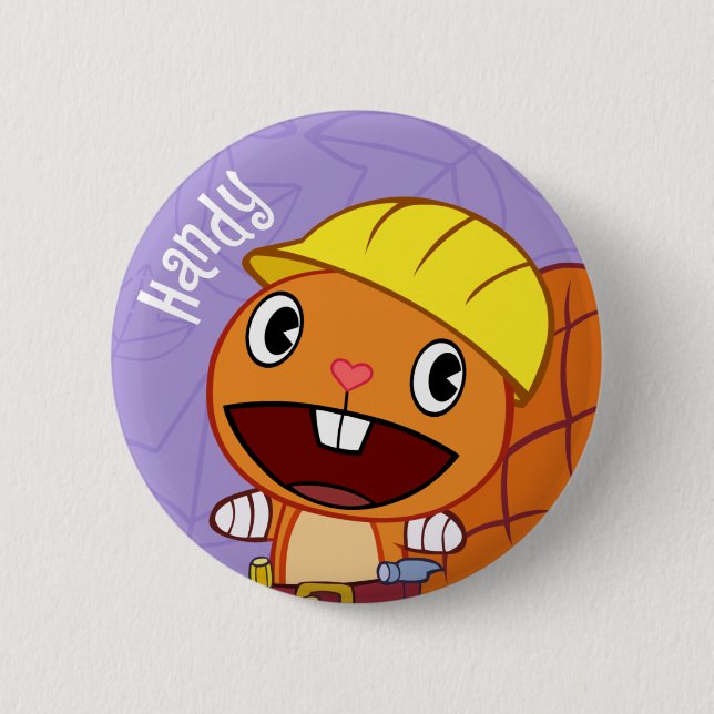 Badge Rond 5 Cm Bouton mignon pratique (Devant)