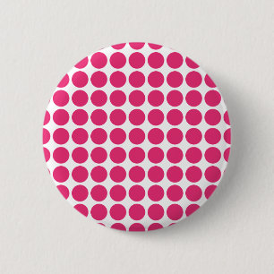 Badge Rond 5 Cm Bouton Mini Pois