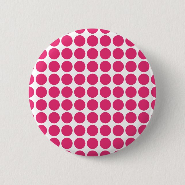 Badge Rond 5 Cm Bouton Mini Pois (Devant)