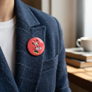 Badge Rond 5 Cm Bouton Minine