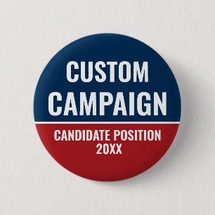 Badge Rond 5 Cm Bouton Modèle de campagne personnalisée pour les é
