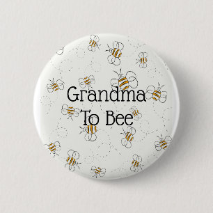 Badge Rond 5 Cm Bouton Motif d'abeille mignonne à être Baby show