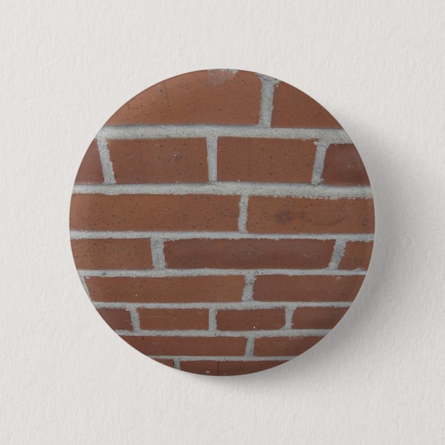 Badge Rond 5 Cm Bouton Mur de briques (Devant)
