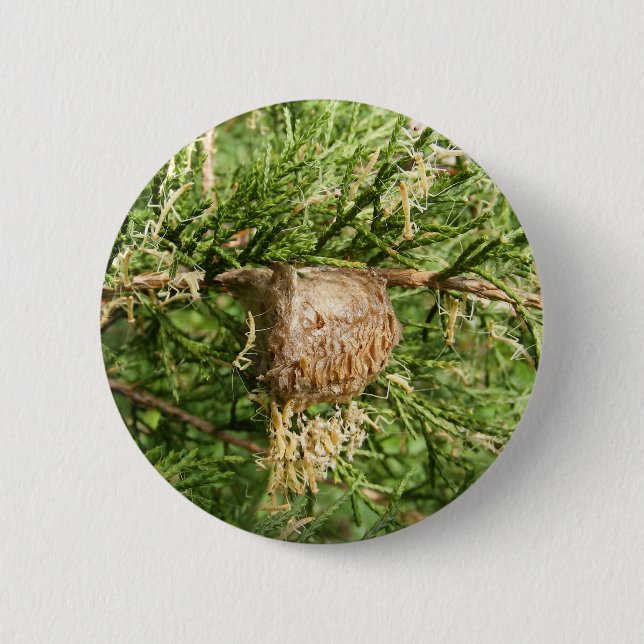 Badge Rond 5 Cm Bouton naissant de ~ de mante (Devant)