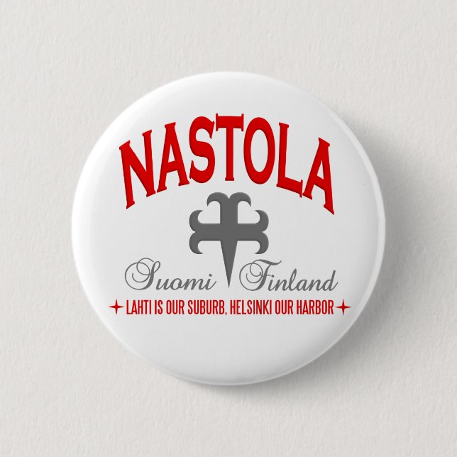 Badge Rond 5 Cm Bouton Nastola (Devant)