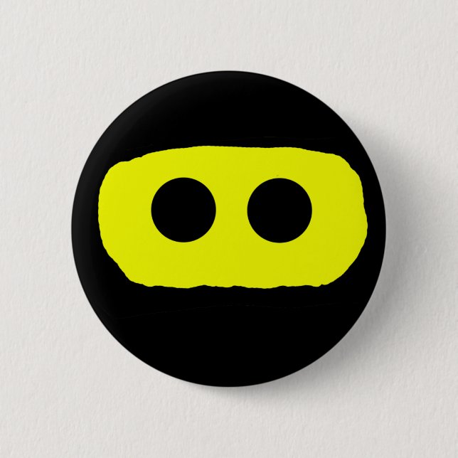 Badge Rond 5 Cm Bouton Ninja (Devant)