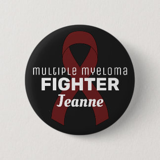 Badge Rond 5 Cm Bouton noir à ruban à myélome multiple