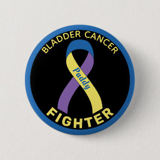 Badge Rond 5 Cm Bouton noir pour Lutte contre le cancer de la vess