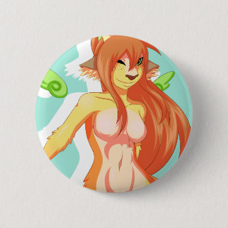 Badge Rond 5 Cm Bouton noisette