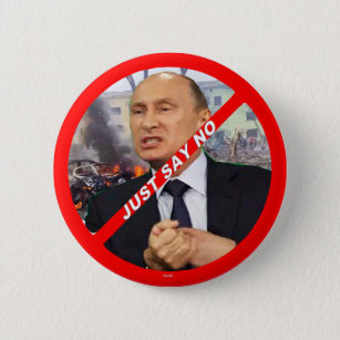 Badge Rond 5 Cm Bouton Non Vlad